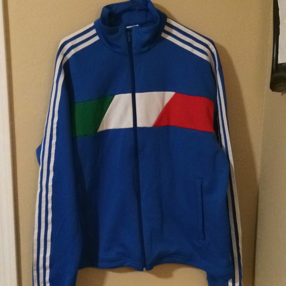adidas italia track jacket